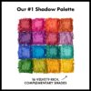 Ultimate Finish Shadow Brights Palette de NYX - Imagen 3