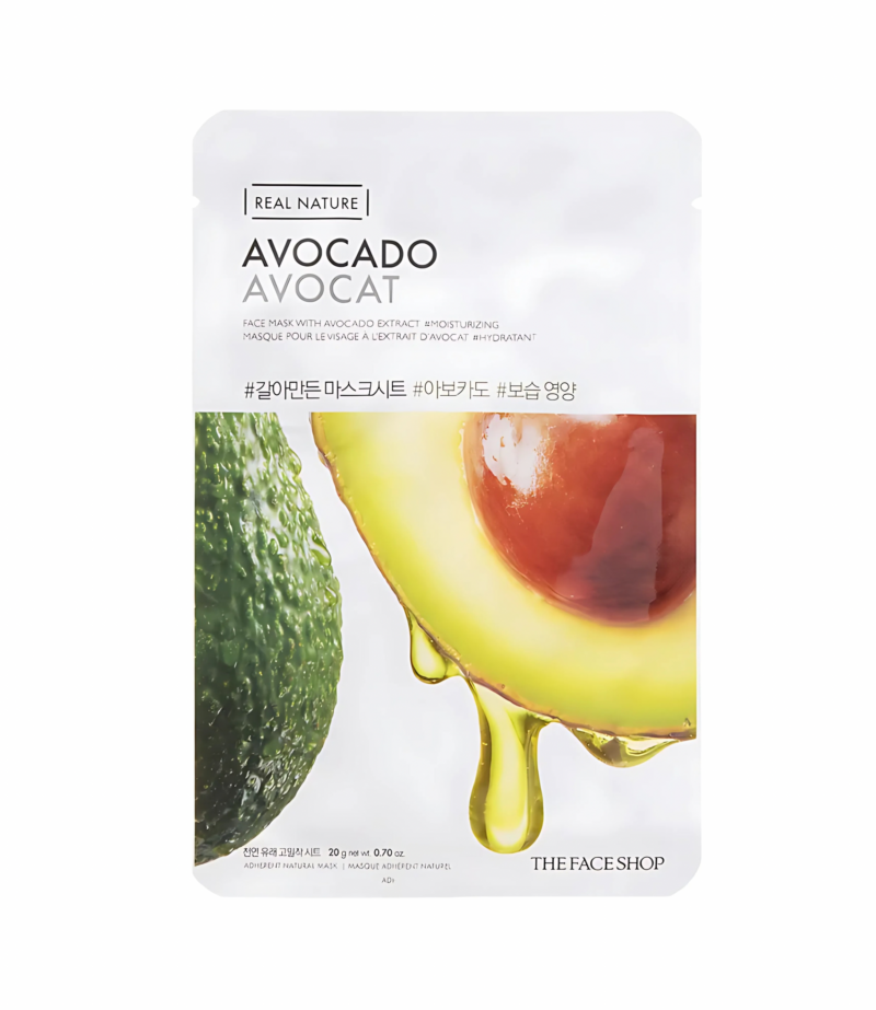 Real Nature Avocado Face Mask de The Face Shop