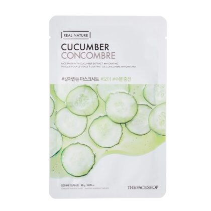 Real Nature Cucumber Face Mask de The Face Shop