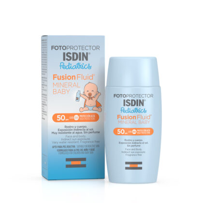 Fotoprotector Fusion Fluid Mineral Baby Pediatrics SPF 50+ de ISDIN