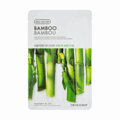 Real Nature Bamboo Face Mask de The Face Shop